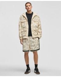 Mode Of One - Printed Utility Jacket Camo Mesh Shorts Exclusively At Macys - Lyst