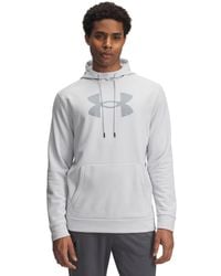 Under Armour - Big Logo Hooded Sweatshirt - Lyst