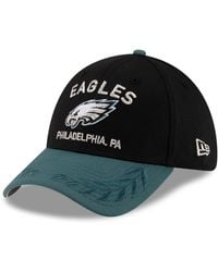 KTZ - Black/green Philadelphia Eagles 2025 Nfl Draft 39thirty Flex Hat - Lyst