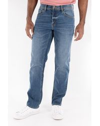 DEVIL-DOG - Devil-dog Dungarees Slim Straight Fit Performance Stretch Denim Jeans - Lyst