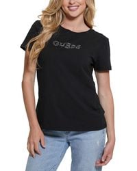 Guess - Briana-short Sleeve Logo T-shirt - Lyst