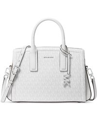 Michael Kors - Michael Laila Small Signature Logo Satchel - Lyst
