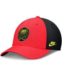Nike - Crimson/black New York Mets Neon 90s Rise Swoosh Flex Hat - Lyst