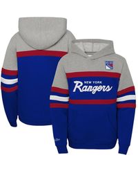 Mitchell & Ness - Big Boys Â New York Rangers Head Coach Pullover Hoodie - Lyst