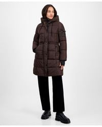 Steve Madden - Hooded Puffer Utility Coat - Lyst