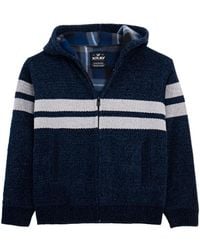 Xray Jeans - Boy's Size 4-18 Fleece Lined Full Zip Hooded Chenille Knit Sweater - Lyst