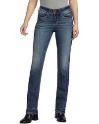 Silver Jeans Co. - Suki Mid Rise Slim Bootcut Jeans - Lyst
