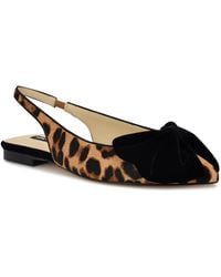 Nine West - Junnie Bow Slingback Dress Flats - Lyst