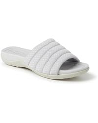 Dearfoams - Low Foam Slide Sandal - Lyst