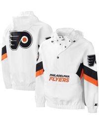 Philadelphia Flyers Starter Impact Half-Zip Jacket - Black