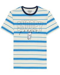 Hybrid - Snoopy Short Sleeve Stripe T-shirt - Lyst