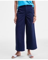 On 34th - High-rise Wide-leg Chino Pants - Lyst