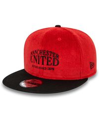 KTZ - Manchester United Corduroy 9fifty Snapback Hat - Lyst