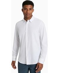 Kenneth Cole - Solid Slim Fit Performance Shirt - Lyst