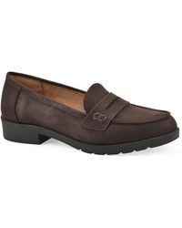 White Mountain - Galah Block Heel Loafer - Lyst