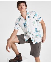 INC International Concepts - Antonio Regular-fit Floral Button-down Camp Shirt - Lyst