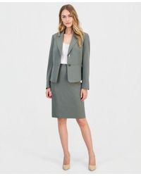 Kasper - Notched Collar Two Button Jacket Pencil Skirt - Lyst