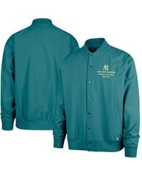 '47 - New York Yankees Anderson Twill Full-snap Bomber Jacket - Lyst