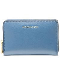 Michael Kors - Jet Set Small Zip Around Card Case - Lyst