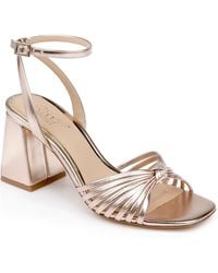 Badgley Mischka - Nariah Block Heel Sandals - Lyst