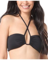 Vince Camuto - Halter Bandeau Bikini Top - Lyst