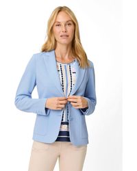 Olsen - Pique Blazer - Lyst