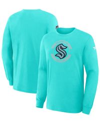 Fanatics - Seattle Kraken Authentic Pro Property Of Practice Long Sleeve T-shirt - Lyst