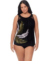 Miraclesuit - Plus Size Boca Grande Ursula Underwire Tankini Top - Lyst