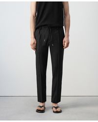 Mango - Drawstring Slim-fit Pants - Lyst
