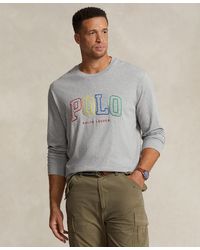 Polo Ralph Lauren - Big & Tall Long-sleeve Logo T-shirt - Lyst
