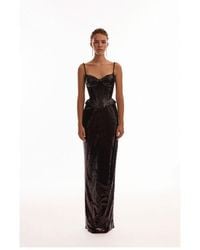 Milla - Dramatic Fitted Sequined Maxi Skirt - Lyst