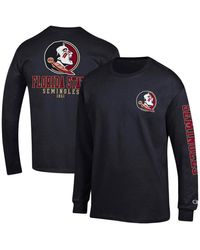 Champion - Florida State Seminoles Team Stack Long Sleeve T-shirt - Lyst