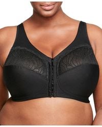 Glamorise - Plus Size Full Figure Magiclift Natural Shape Front Closure Wirefree Bra 1210 - Lyst