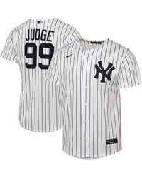 Nike - Big Boys And Girls Aaron Judge New York Yankees Home Replica Player Jersey - Lyst