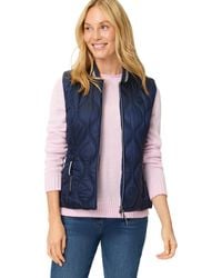Olsen - Quilted Vest - Lyst