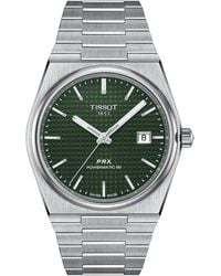 Tissot - Swiss Automatic Prx Powermatic 80 Stainless Steel Bracelet Watch 40mm - Lyst