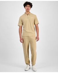 BOSS - Hugo By Dubilo Short Sleeve Quarter-zip Polo Shirt - Lyst