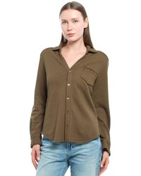 Wilt - Clothing Button Front Sweatshirt - Lyst