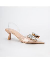 BERNESS - Maxi88 Clear Upper Kitten Heels - Lyst
