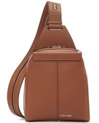 Calvin Klein - Millie Convertible Leather Sling Bag - Lyst