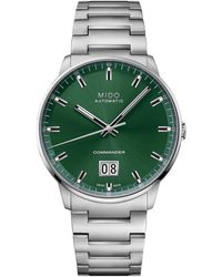 MIDO - Swiss Automatic Commander Stainless Steel Bracelet Watch 44mm - Lyst