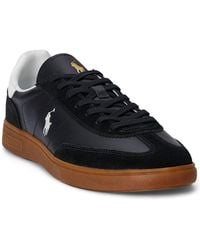 Polo Ralph Lauren - Bedford Leather & Suede Sneakers - Lyst