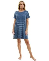 Roudelain - Printed Short-sleeve Sleepshirt - Lyst