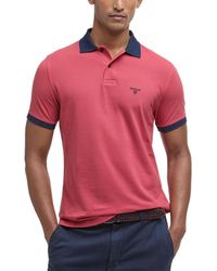Barbour - Lynmouth Contrast Trim Short Sleeve Polo Shirt - Lyst
