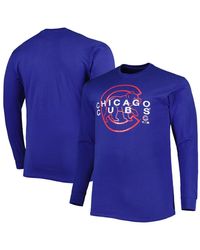 Profile Men's Royal Chicago Cubs Big and Tall Tie-Dye T-shirt - Macy's