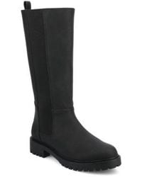 Journee Collection - Brandi Lug Sole Regular Wide Calf Extra Wide Calf Knee High Boots - Lyst