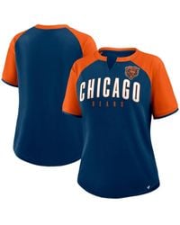 Fanatics - Navy/orange Chicago Bears Height Advantage T-shirt - Lyst