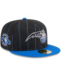 KTZ - Black/blue Orlando Magic Pinstripe Two-tone 59fifty Fitted Hat - Lyst