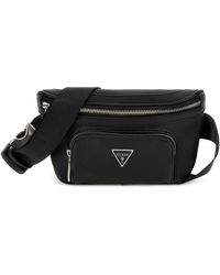 Guess - Saffiano Faux-leather Water-repellent Fanny Pack - Lyst