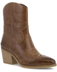 MIA - Clorinda Pointed Toe Western Style Boots - Lyst